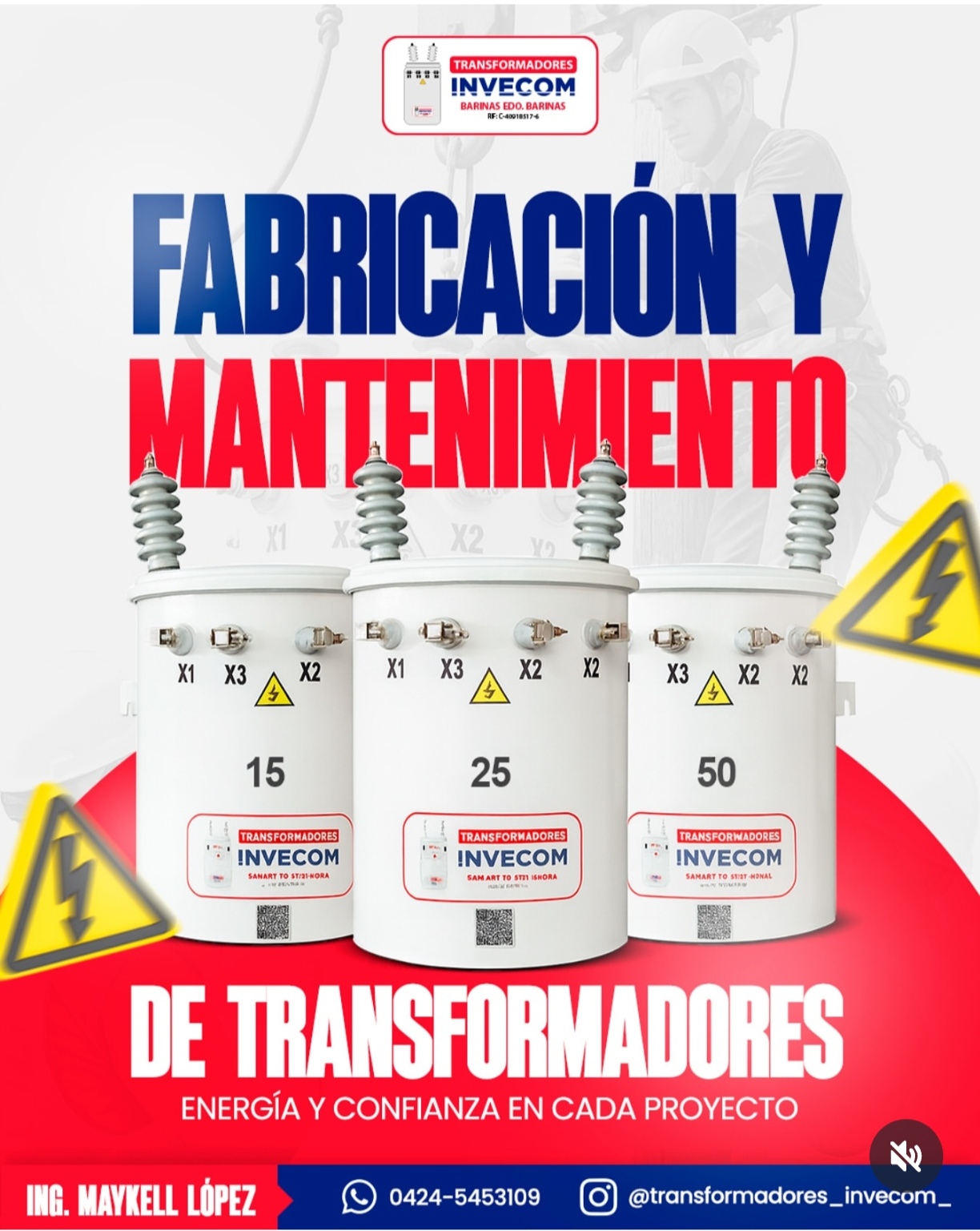 Fabrica de transformadores eléctricos Invecon